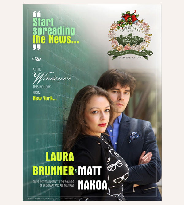 Direct from New York... we present: Laura Brunner & Matt Nakoa
